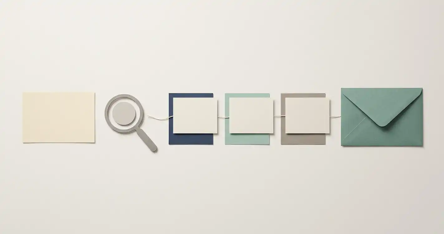A withdrawal request, identity document and stages of payment represented on paper