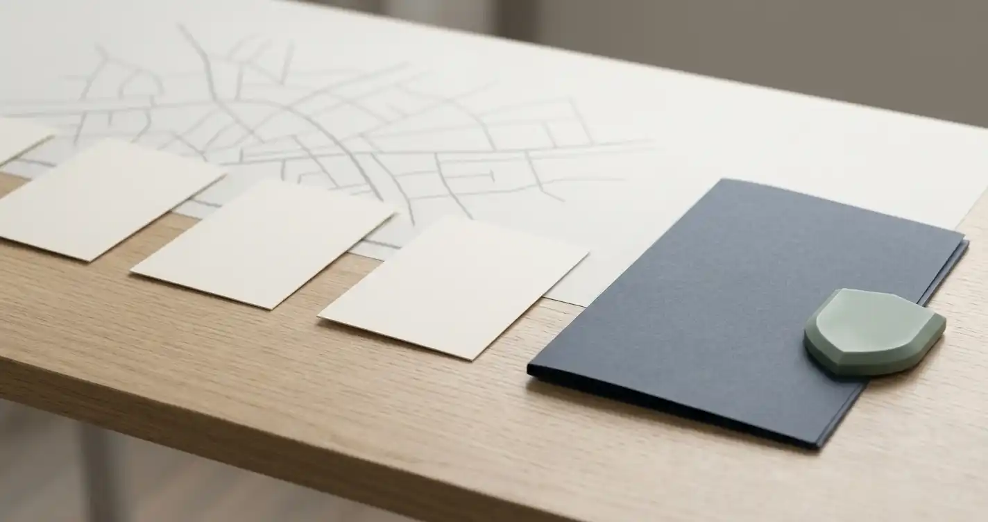 Account information and identity documents represented separately